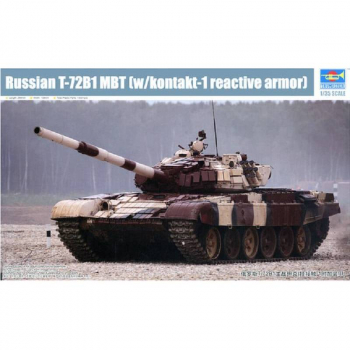 RUSSIAN T-72 B 1 MBT +KONTAKT-1 REACTIVE ARMOR